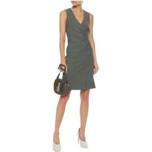 THEORY Karianna Adrian Wool Blend Sheath Gray Dress Size 8